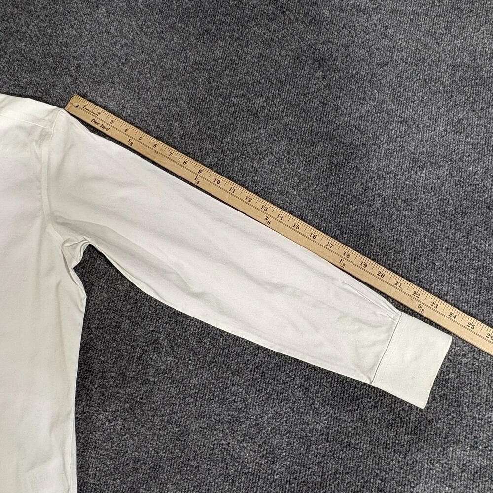 Brooks Brothers Shirt Womens 10 White Non Iron Stretch Classic Fit Button Front - Picture 11 of 14